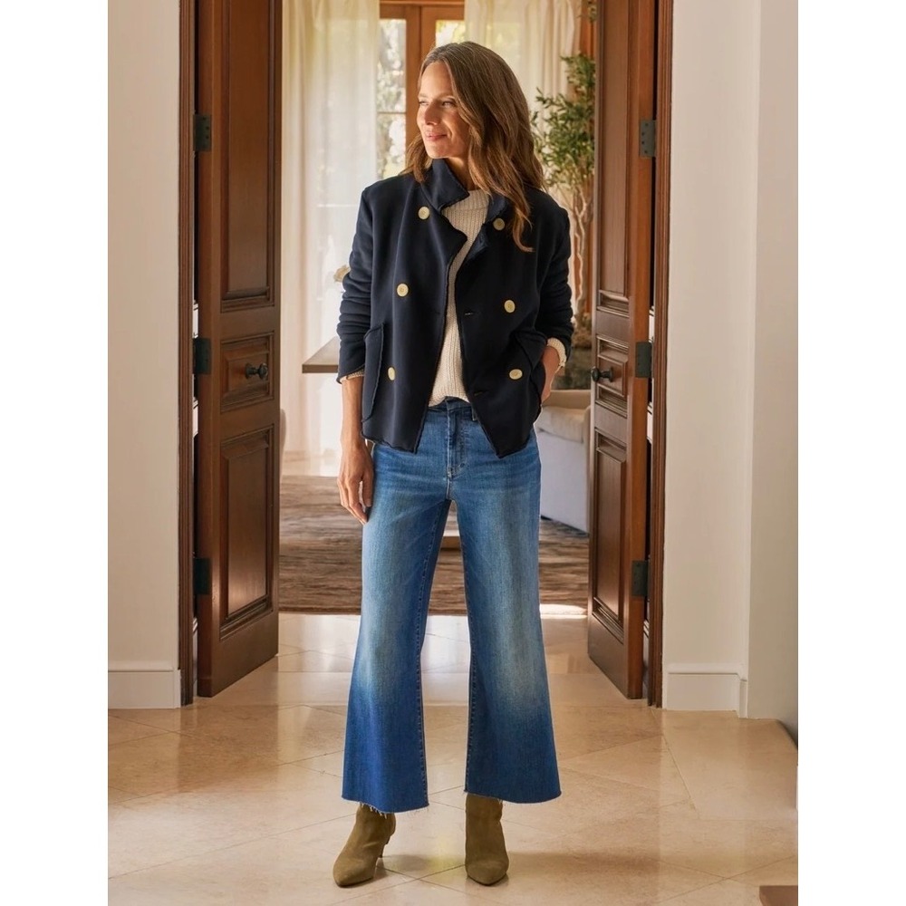 Frank & Eileen GALWAY 26" Wide-Leg Jean 1999 Wash Blue Denim Size 31